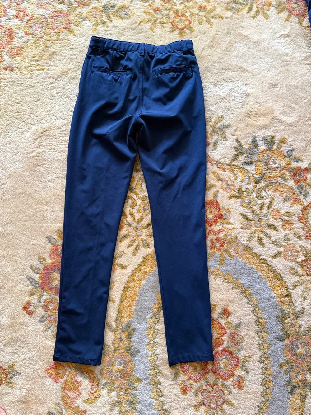 4 Piece Bundle Boys French Toast Navy Blue School Uniform Slim Fit Pant Size 16